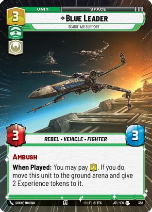 Blue Leader - Scarif Air Support (Hyperspace) [JTL - 358]