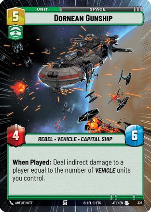 Dornean Gunship (Hyperspace) [JTL - 378]