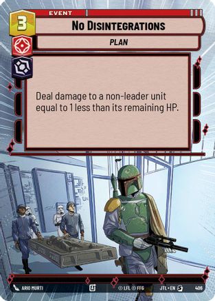 No Disintegrations (Hyperspace) [JTL - 406]
