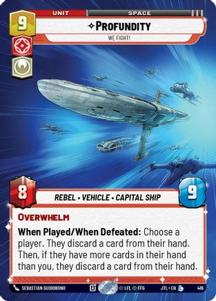 Profundity - We Fight! (Hyperspace) [JTL - 416]