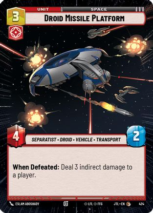 Droid Missile Platform (Hyperspace) [JTL - 424]