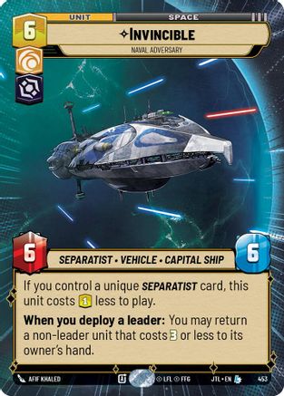 Invincible - Naval Adversary (Hyperspace) [JTL - 453]