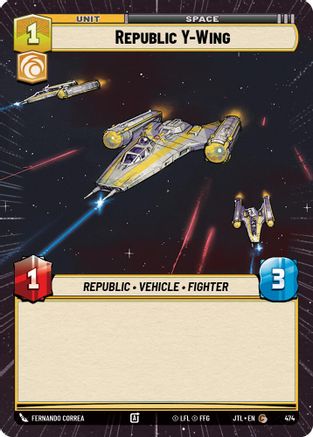 Republic Y-Wing (Hyperspace) [JTL - 474]