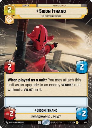 Sidon Ithano - The Crimson Corsair (Hyperspace) [JTL - 475]
