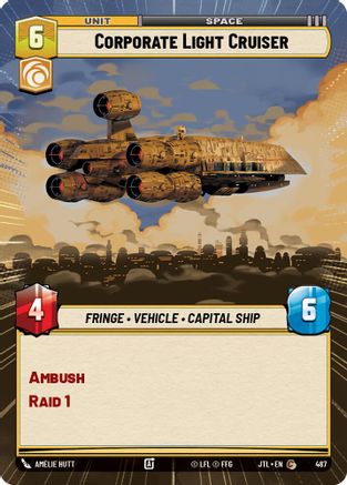 Corporate Light Cruiser (Hyperspace) [JTL - 487]