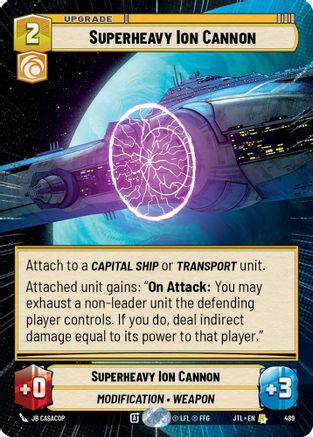 Superheavy Ion Cannon (Hyperspace) [JTL - 489]