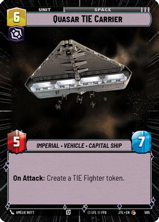 Quasar TIE Carrier (Hyperspace) [JTL - 505]