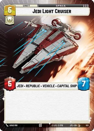 Jedi Light Cruiser (Hyperspace) [JTL - 513]