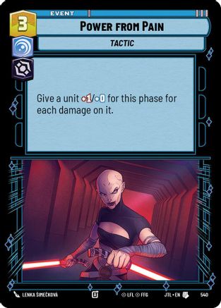 Power from Pain (Foil) [JTL - 540]