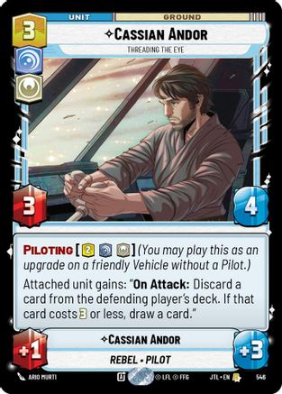 Cassian Andor - Threading the Eye (Foil) [JTL - 546]