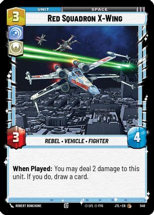 Red Squadron X-Wing (Foil) [JTL - 549]
