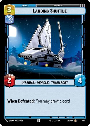 Landing Shuttle (Foil) [JTL - 561]