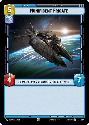 Munificent Frigate (Foil) [JTL - 567]