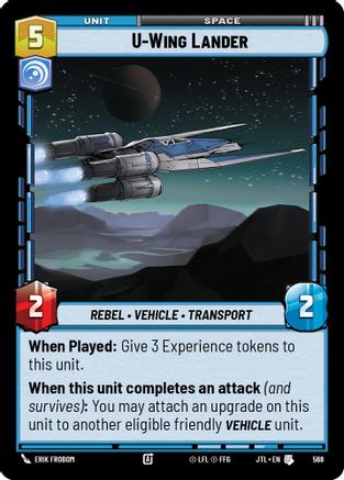 U-Wing Lander (Foil) [JTL - 568]