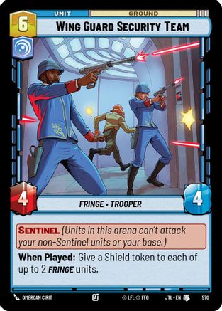 Wing Guard Security Team (Foil) [JTL - 570]