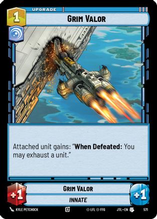 Grim Valor (Foil) [JTL - 571]