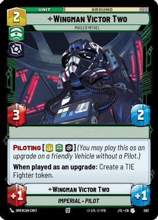 Wingman Victor Two - Mauler Mithel (Foil) [JTL - 582]