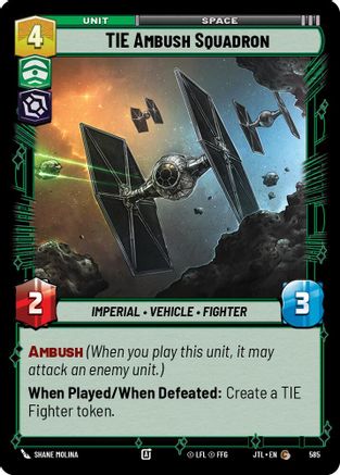TIE Ambush Squadron (Foil) [JTL - 585]