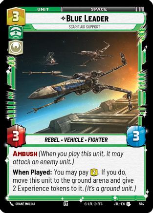 Blue Leader - Scarif Air Support (Foil) [JTL - 594]