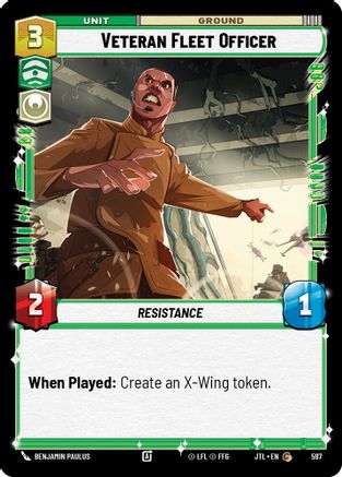 Veteran Fleet Officer (Foil) [JTL - 597]