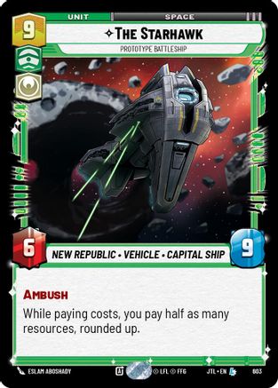 The Starhawk - Prototype Battleship (Foil) [JTL - 603]