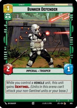 Bunker Defender (Foil) [JTL - 605]