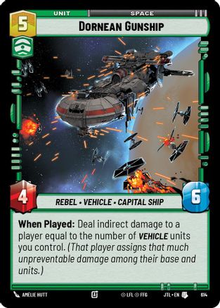 Dornean Gunship (Foil) [JTL - 614]