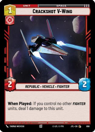 Crackshot V-Wing (Foil) [JTL - 656]