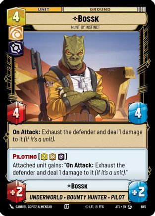 Bossk - Hunt By Instinct (Foil) [JTL - 685]