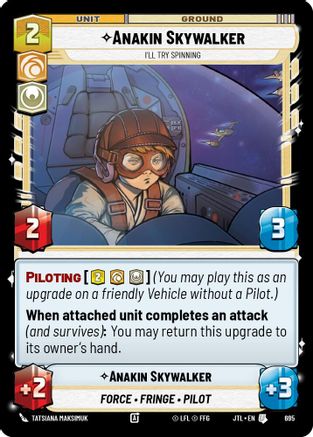 Anakin Skywalker - I'll Try Spinning (Foil) [JTL - 695]