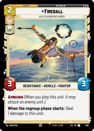 Fireball - An Explosion With Wings (Foil) [JTL - 696]