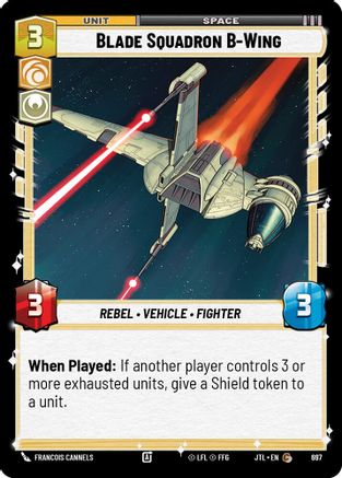 Blade Squadron B-Wing (Foil) [JTL - 697]