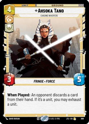 Ahsoka Tano - Chasing Whispers (Foil) [JTL - 699]