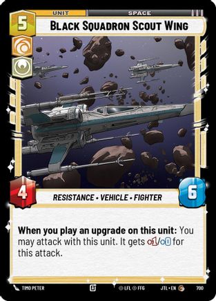 Black Squadron Scout Wing (Foil) [JTL - 700]