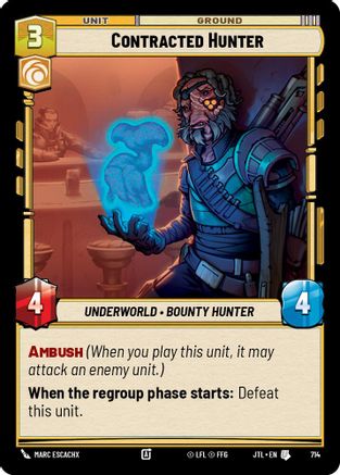 Contracted Hunter (Foil) [JTL - 714]