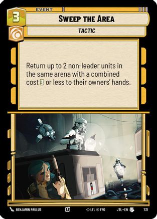 Sweep the Area (Foil) [JTL - 731]