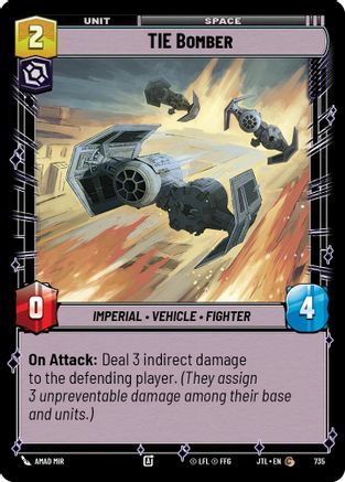 TIE Bomber (Foil) [JTL - 735]