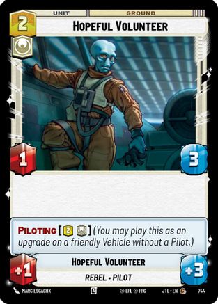 Hopeful Volunteer (Foil) [JTL - 744]