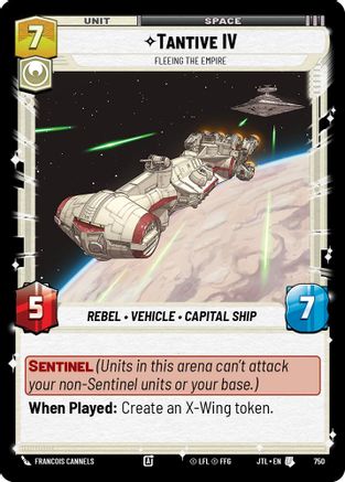 Tantive IV - Fleeing the Empire (Foil) [JTL - 750]