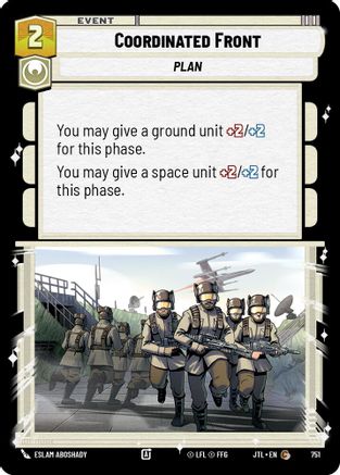 Coordinated Front (Foil) [JTL - 751]