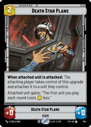 Death Star Plans (Foil) [JTL - 758]