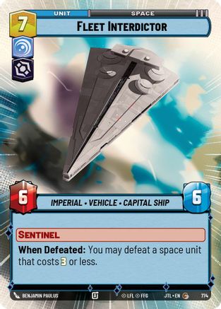Fleet Interdictor (Hyperspace Foil) [JTL - 774]