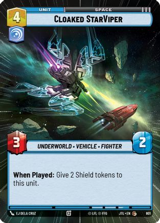 Cloaked StarViper (Hyperspace Foil) [JTL - 801]