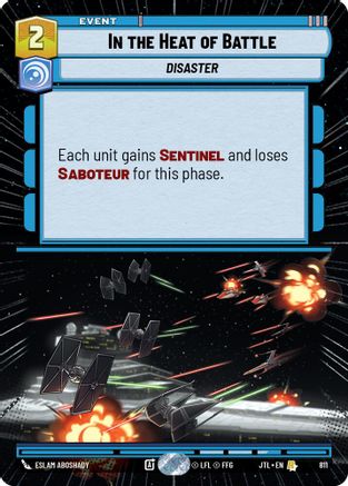 In the Heat of Battle (Hyperspace Foil) [JTL - 811]