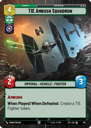 TIE Ambush Squadron (Hyperspace Foil) [JTL - 821]
