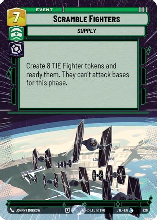 Scramble Fighters (Hyperspace Foil) [JTL - 826]
