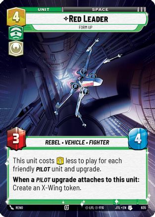 Red Leader - Form Up (Hyperspace Foil) [JTL - 835]