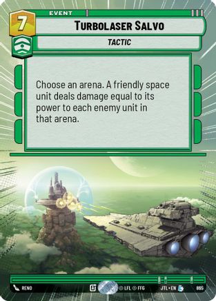 Turbolaser Salvo (Hyperspace Foil) [JTL - 865]
