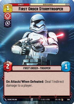 First Order Stormtrooper (Hyperspace Foil) [JTL - 866]