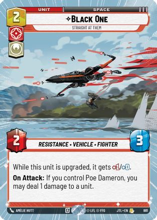 Black One - Straight At Them (Hyperspace Foil) [JTL - 881]